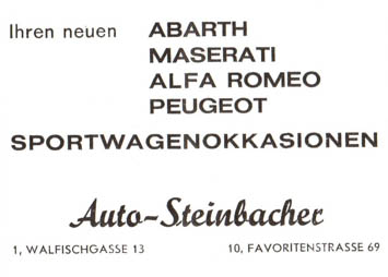 Steinbacher Peugeot Alfa Romeo Maserati